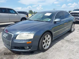 2007 Audi A8 with VIN WAULV44E57N009945, listed as a IAAI auction lot 42400577 with 186,607 mi miles and . Bid and sale history available at DreamBid. Image 2.