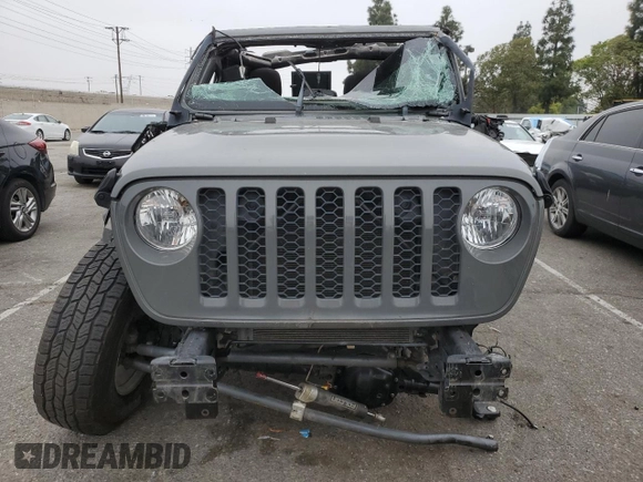 2020 Jeep Gladiator Sport S z VIN 1C6HJTAG6LL193553, wystawiony jako Copart lot #55638915 z przebiegiem 84 600 mil mil oraz Szkoda całkowita • Salvage title. Historia ofert i sprzedaży dostępna na DreamBid. Obrazek 5.