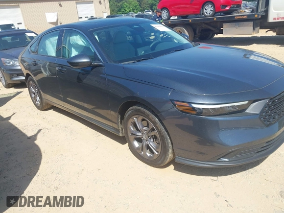 2024 Honda Accord EX с VIN 1HGCY1F32RA021437, выставлен на аукционе IAAI как лот 42181812 с пробегом 31 592 миль миль и . История ставок и продаж доступна на DreamBid. Изображение 1.