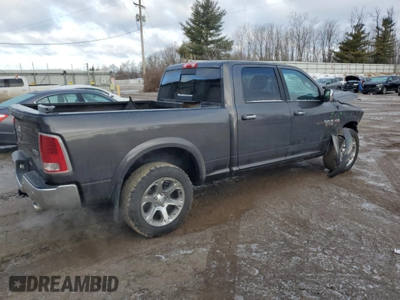 2017 Ram 1500 Laramie with VIN 1C6RR7VT8HS695120, listed as a Copart auction lot 43351555 with 103,968 mi miles and Salvage title. Bid and sale history available at DreamBid. Image 3.