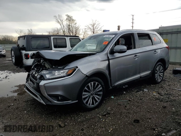2020 Mitsubishi Outlander SE with VIN JA4AD3A30LZ032735, listed as a Copart auction lot 54156225 with 90,699 mi miles and Salvage title. Bid and sale history available at DreamBid. Image 1.
