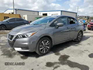 2022 Nissan Versa SV with VIN 3N1CN8EV1NL850489, listed as a Copart auction lot 55027905 with 78,622 mi miles and Non repairable. Bid and sale history available at DreamBid. Image 1.
