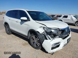 2017 Honda Pilot EX-L z VIN 5FNYF6H64HB084575, wystawiony jako IAAI lot #41857457 z przebiegiem 43 355 mil mil oraz . Historia ofert i sprzedaży dostępna na DreamBid. Obrazek 1.