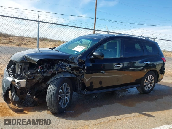 2016 Nissan Pathfinder S with VIN 5N1AR2MN5GC615756, listed as a IAAI auction lot 41807583 with 189,289 mi miles and . Bid and sale history available at DreamBid. Image 13.