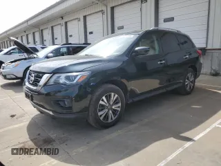 2018 Nissan Pathfinder SL z VIN 5N1DR2MM4JC611273, wystawiony jako Copart lot #56211285 z przebiegiem 124 562 mil mil oraz Czysty tytuł • Clean title. Historia ofert i sprzedaży dostępna na DreamBid. Obrazek 1.