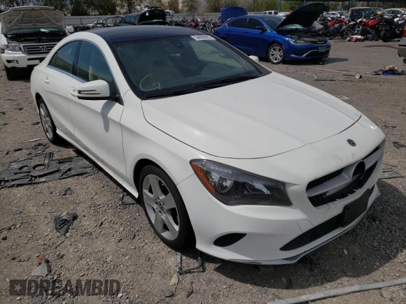2019 Mercedes-Benz CLA with VIN WDDSJ4EB0KN740523, listed as a Copart auction lot 54609682 with 35,692 mi miles. Bid and sale history available at carsss.com. Image 1.