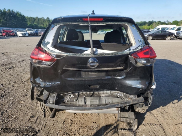 2020 Nissan Rogue SV with VIN JN8AT2MV6LW133669, listed as a Copart auction lot 61485594 with 212,926 mi miles and Salvage Title. Bid and sale history available at carsss.com. Image 6.