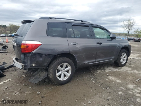 2008 Toyota Highlander with VIN JTEDS41AX82061409, listed as a Copart auction lot 51641845 with 124,027 mi miles and Salvage Title. Bid and sale history available at carsss.com. Image 3.