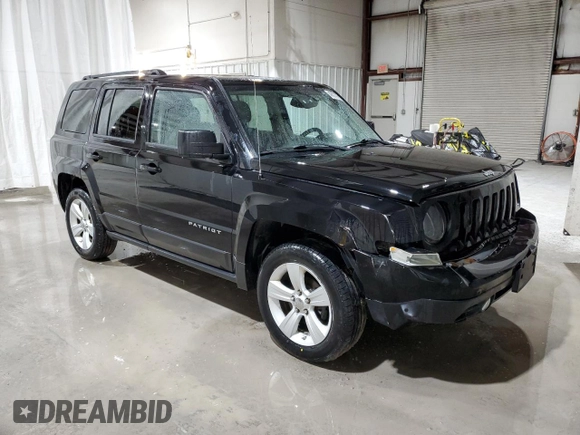 2017 Jeep Patriot High Altitude with VIN 1C4NJRFB4HD124583, listed as a Copart auction lot 48573335 with 163,047 mi miles and Salvage Title. Bid and sale history available at carsss.com. Image 4.