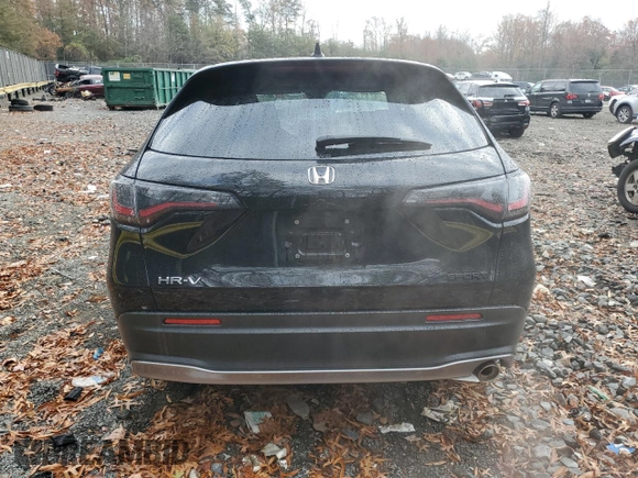 2024 Honda HR-V Sport with VIN 3CZRZ2H59RM724119, listed as a Copart auction lot 81353844 with 62,967 mi miles and Salvage Title. Bid and sale history available at carsss.com. Image 6.