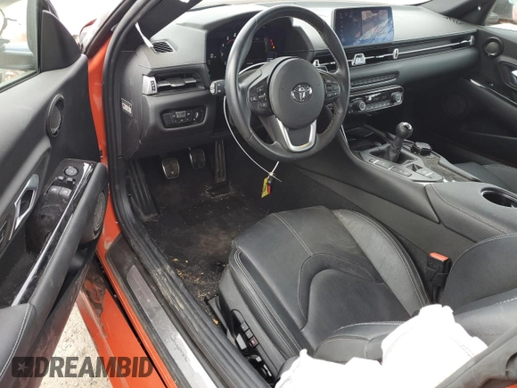 2024 Toyota Supra 3.0 с VIN WZ1DB0G07RW066056, выставлен на аукционе Copart как лот 83676044 с пробегом 3 621 миль миль и Списание • Salvage title. История ставок и продаж доступна на DreamBid. Изображение 8.