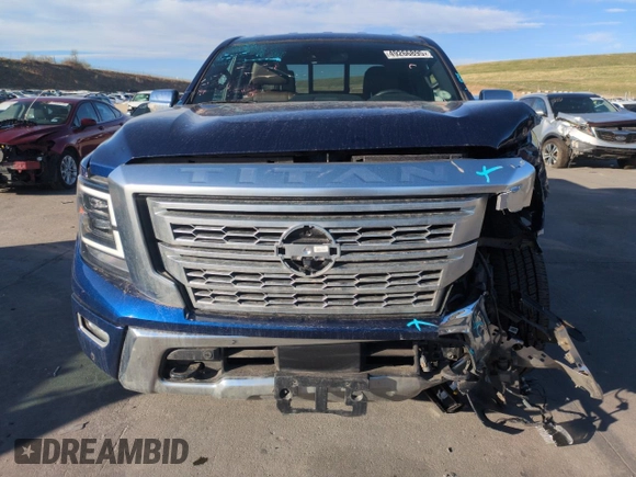 2023 Nissan Titan Pro-4X с VIN 1N6AA1ED0PN103058, выставлен на аукционе Copart как лот 49266895 с пробегом 47 145 миль миль и Списание • Salvage title. История ставок и продаж доступна на DreamBid. Изображение 5.