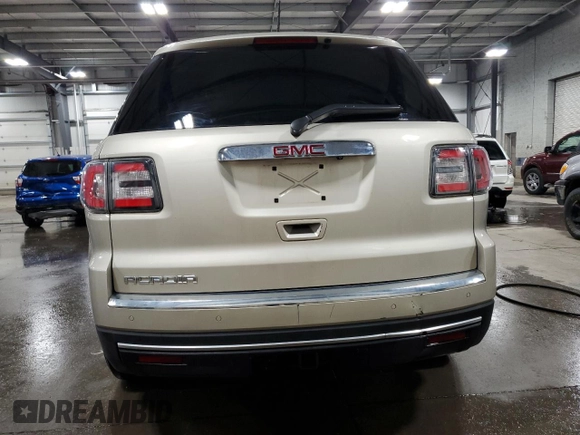 2013 GMC Acadia SLE with VIN 1GKKRPKD0DJ189602, listed as a Copart auction lot 50529855 with 141,500 mi miles and Salvage Title. Bid and sale history available at DreamBid. Image 6.