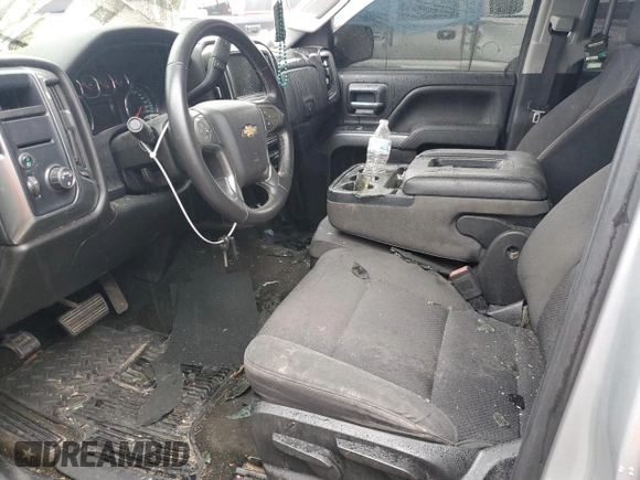 2018 Chevrolet Silverado 1500 LT with VIN 1GCRCREC8JZ180296, listed as a Copart auction lot 43631655 with Not Provided miles and Salvage Title. Bid and sale history available at DreamBid. Image 7.