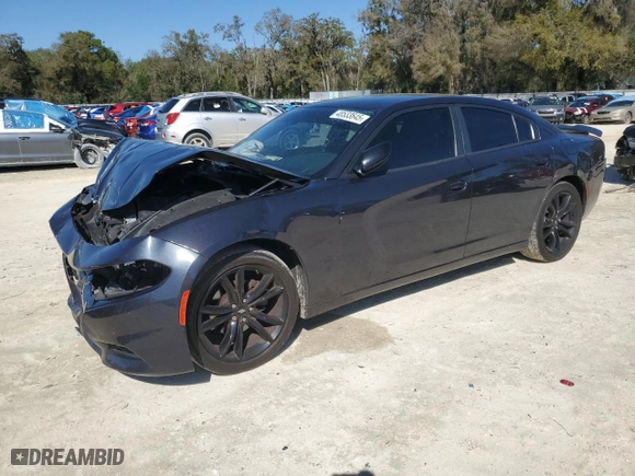 2018 Dodge Charger SXT with VIN 2C3CDXBG8JH147785, listed as a Copart auction lot 48533645 with 216,301 mi miles and Salvage Title. Bid and sale history available at carsss.com. Image 1.