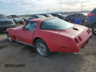 1979 Chevrolet Corvette with VIN 1Z8749S414024, listed as a Copart auction lot 51182685 with 82,688 mi miles and Clean title. Bid and sale history available at DreamBid. Image 2.