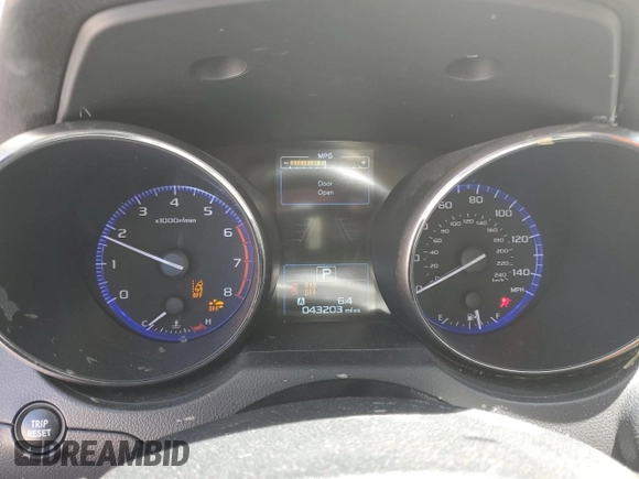 2017 Subaru Legacy Limited with VIN 4S3BNAN64H3021599, listed as a Copart auction lot 61872545 with 43,203 mi miles and Salvage title. Bid and sale history available at DreamBid. Image 9.