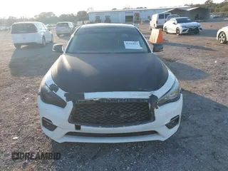 2018 Infiniti Q50 Sport with VIN JN1EV7APXJM362748, listed as a IAAI auction lot 41443052 with 77,897 mi miles and . Bid and sale history available at carsss.com. Image 12.