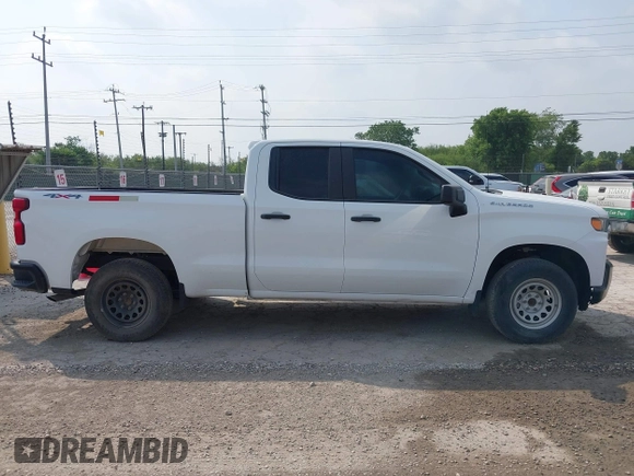 2021 Chevrolet Silverado 1500 Work Truck with VIN 1GCRYAEF6MZ216391, listed as a IAAI auction lot 42222436 with 56,286 mi miles and . Bid and sale history available at DreamBid. Image 13.