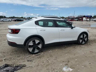 2024 Polestar 2 with VIN YSMFE3KA1RL238670, listed as a Copart auction lot 46633745 with 3,980 mi miles and Salvage Title. Bid and sale history available at carsss.com. Image 3.