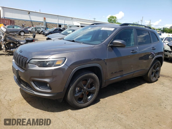 2019 Jeep Cherokee Latitude Plus z VIN 1C4PJMLN3KD333945, wystawiony jako Copart lot #56859834 z przebiegiem 84 620 mil mil oraz Szkoda całkowita • Salvage title. Historia ofert i sprzedaży dostępna na DreamBid. Obrazek 1.