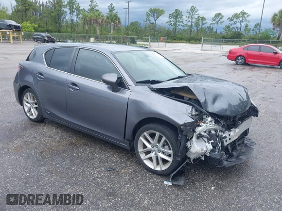 2015 Lexus CT 200h z VIN JTHKD5BH5F2214474, wystawiony jako IAAI lot #42417192 z przebiegiem 104 802 mil mil oraz . Historia ofert i sprzedaży dostępna na DreamBid. Obrazek 1.