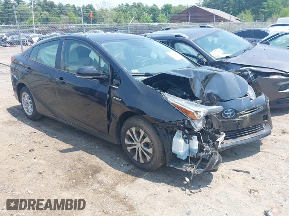 2020 Toyota Prius LE with VIN JTDL9RFU2L3019122, listed as a IAAI auction lot 42474961 with 52,248 mi miles and . Bid and sale history available at DreamBid. Image 1.