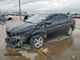 2017 Nissan Sentra S with VIN 3N1AB7AP4HY361416, listed as a Copart auction lot 54874445 with 91,868 mi miles and Salvage Title. Bid and sale history available at DreamBid. Image 1.