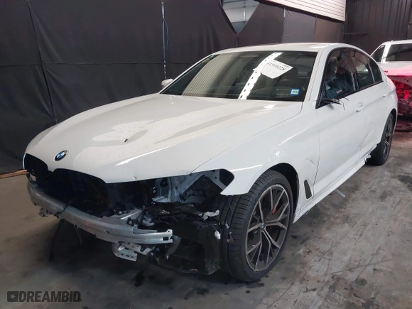 2023 BMW 5 Series 530i xDrive with VIN WBA13BJ07PWY05259, listed as a IAAI auction lot 41510228 with 9,746 mi miles. Bid and sale history available at carsss.com. Image 20.