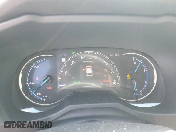 2024 Toyota RAV4 Hybrid SE with VIN JTM16RFV6RD147620, listed as a Copart auction lot 54415215 with 5,705 mi miles and Salvage title. Bid and sale history available at DreamBid. Image 9.