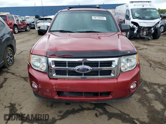 2012 Ford Escape XLT with VIN 1FMCU0D76CKC72016, listed as a Copart auction lot 58729245 with 121,340 mi miles and Clean title. Bid and sale history available at DreamBid. Image 5.