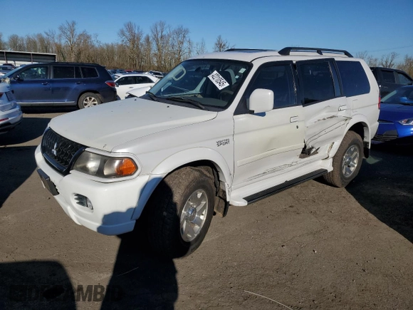 2003 Mitsubishi Montero z VIN JA4MT41RX3J013246, wystawiony jako Copart lot #42210545 z przebiegiem 188 387 mil mil oraz Szkoda całkowita • Salvage title. Historia ofert i sprzedaży dostępna na DreamBid. Obrazek 1.