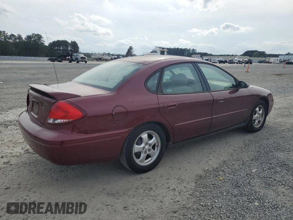 2005 Ford Taurus SE with VIN 1FAFP53205A282454, listed as a Copart auction lot 51052425 with 116,706 mi miles and Salvage Title. Bid and sale history available at carsss.com. Image 3.