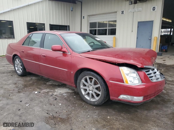 2006 Cadillac DTS w/1SE with VIN 1G6KD57906U172614, listed as a Copart auction lot 42615665 with 0 mi miles and Salvage Title. Bid and sale history available at carsss.com. Image 4.