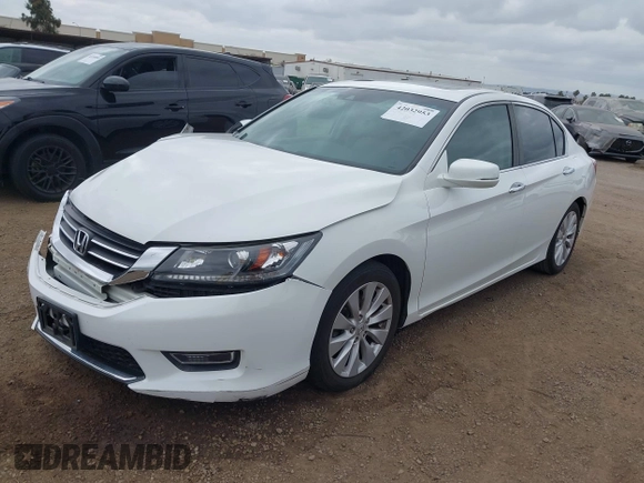 2013 Honda Accord Sdn EX-L with VIN 1HGCR2F83DA223548, listed as a IAAI auction lot 42032953 with 77,432 mi miles. Bid and sale history available at carsss.com. Image 17.
