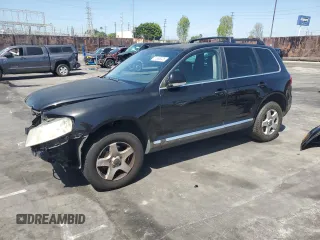 2005 Volkswagen Touareg 3.2L V6 z VIN WVGZG77L35D026843, wystawiony jako Copart lot #51856325 z przebiegiem 102 309 mil mil oraz Szkoda całkowita • Salvage title. Historia ofert i sprzedaży dostępna na DreamBid. Obrazek 1.