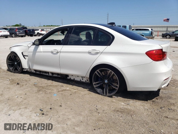 2015 BMW M3 z VIN WBS3C9C52FJ276479, wystawiony jako Copart lot #51453525 z przebiegiem 67 477 mil mil oraz Szkody całkowita. Historia ofert i sprzedaży dostępna na DreamBid. Obrazek 2.