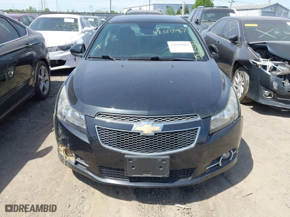 2014 Chevrolet Cruze 1LT with VIN 1G1PC5SB2E7149180, listed as a IAAI auction lot 42010987 with 122,787 mi miles. Bid and sale history available at carsss.com. Image 13.