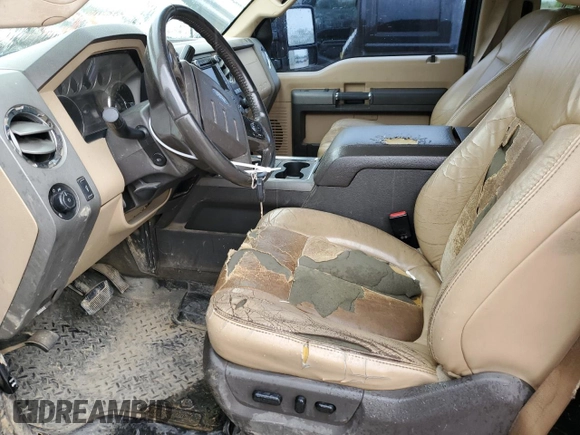 2011 Ford F-350 XL with VIN 1FT8W3BT3BEA90065, listed as a Copart auction lot 55763825 with 394,704 mi miles and Salvage title. Bid and sale history available at DreamBid. Image 7.