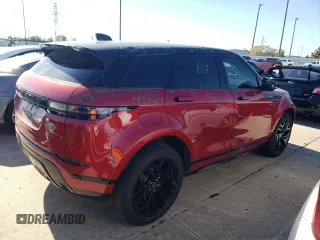 2022 Land Rover Range Rover Evoque Dynamic SE with VIN SALZL2FX7NH164846, listed as a Copart auction lot 80154904 with 28,320 mi miles and Salvage Title. Bid and sale history available at carsss.com. Image 3.