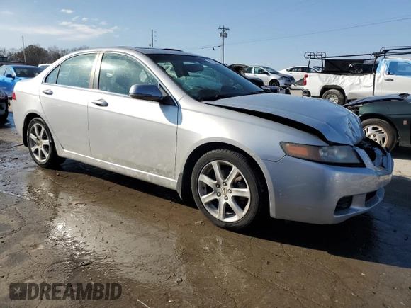 2004 Acura TSX with VIN JH4CL95874C020143, listed as a Copart auction lot 83622394 with 133,539 mi miles and Salvage title. Bid and sale history available at DreamBid. Image 4.