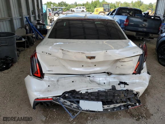 2018 Cadillac CT6 Luxury AWD with VIN 1G6KD5RS2JU145911, listed as a Copart auction lot 69659064 with 0 mi miles and Non Repairable. Bid and sale history available at carsss.com. Image 6.