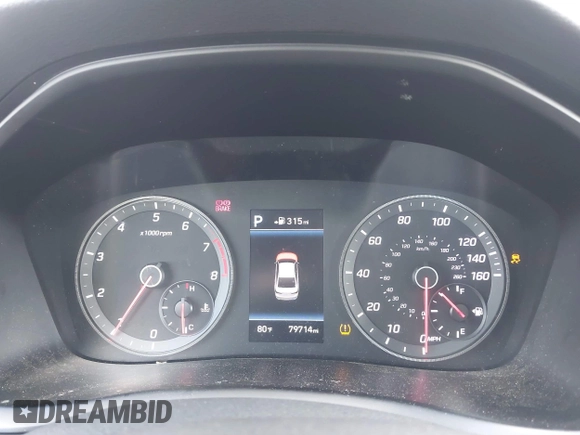 2019 Hyundai Sonata Sport z VIN 5NPE34AFXKH740037, wystawiony jako IAAI lot #42215038 z przebiegiem 79 714 mil mil oraz . Historia ofert i sprzedaży dostępna na DreamBid. Obrazek 7.