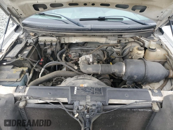 2008 Ford F-150 XL with VIN 1FTRF12258KE43920, listed as a Copart auction lot 46940245 with 152,446 mi miles and Salvage Title. Bid and sale history available at carsss.com. Image 11.