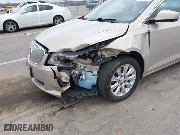 2012 Buick LaCrosse Convenience with VIN 1G4GB5E39CF138545, listed as a IAAI auction lot 42073514 with 127,871 mi miles and . Bid and sale history available at DreamBid. Image 6.