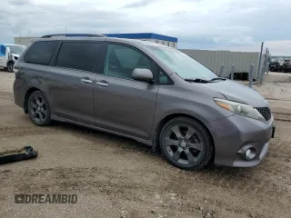 2016 Toyota Sienna SE with VIN 5TDXK3DCXGS732187, listed as a Copart auction lot 60566435 with Not provided miles and Clean title. Bid and sale history available at DreamBid. Image 4.