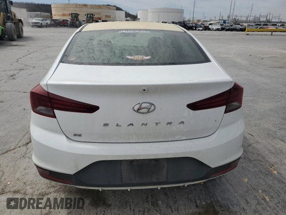 2019 Hyundai Elantra SE with VIN 5NPD74LF8KH463773, listed as a Copart auction lot 50739665 with 96,234 mi miles and Salvage Title. Bid and sale history available at DreamBid. Image 6.