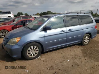 2008 Honda Odyssey EX-L z VIN 5FNRL38668B046230, wystawiony jako Copart lot #73715824 z przebiegiem 252 001 mil mil oraz Czysty tytuł • Clean title. Historia ofert i sprzedaży dostępna na DreamBid. Obrazek 1.