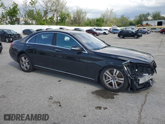 2018 Mercedes-Benz S 560 z VIN WDDUG8GB3JA413695, wystawiony jako Copart lot #54157285 z przebiegiem 34 197 mil mil oraz Szkoda całkowita • Salvage title. Historia ofert i sprzedaży dostępna na DreamBid. Obrazek 4.