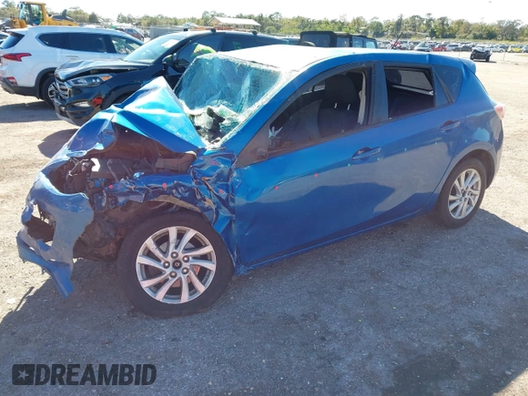 2012 Mazda Mazda3 i Touring with VIN JM1BL1L70C1674419, listed as a IAAI auction lot 40902429 with Not Provided miles. Bid and sale history available at carsss.com. Image 18.